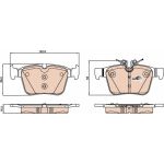 Bremsbelagsatz, Scheibenbremse GDB2071 Bremsbelagsatz, Scheibenbremse GDB2071