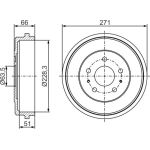 Bremstrommel 0 986 477 291 Bremstrommel 0 986 477 291
