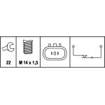 Schalter, Rückfahrleuchte 6ZF 008 621-041