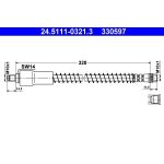ATE 24.5111-0321.3 Bremsschlauch ATE 24.5111-0321.3 Bremsschlauch
