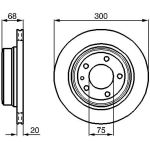 BOSCH 0 986 478 320 Bremsscheibe BOSCH 0 986 478 320 Bremsscheibe