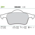 Valeo 598480 Bremsbelagsatz, Scheibenbremse