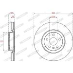 Ferodo DDF2693C Bremsscheibe PREMIER