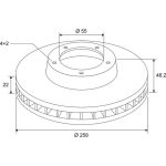 Bremsscheibe 672932