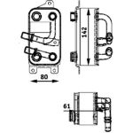Ölkühler, Automatikgetriebe CLC 43 000P