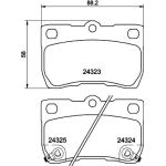 Bremsbelagsatz, Scheibenbremse 8DB 355 006-971 Bremsbelagsatz, Scheibenbremse 8DB 355 006-971