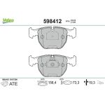 Valeo 598412 Bremsbelagsatz, Scheibenbremse