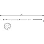BOSCH 1 987 473 504 Warnkontakt, Bremsbelagverschleiß BOSCH 1 987 473 504 Warnkontakt, Bremsbelagverschleiß