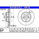 Bremsscheibe 24.0128-0116.1