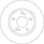 Bremsscheibe DF7028 Bremsscheibe DF7028
