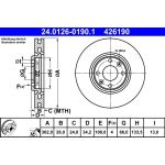 Bremsscheibe 24.0126-0190.1