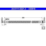 ATE 24.5111-0221.3 Bremsschlauch ATE 24.5111-0221.3 Bremsschlauch