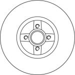 Bremsscheibe DF4272 Bremsscheibe DF4272