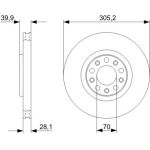 Bremsscheibe 0 986 479 291 Bremsscheibe 0 986 479 291