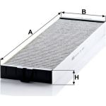 MANN-FILTER CUK 5258 Innenraumfilter, Aktivkohlefilter MANN-FILTER CUK 5258 Innenraumfilter, Aktivkohlefilter