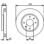 BOSCH 0 986 479 471 Bremsscheibe BOSCH 0 986 479 471 Bremsscheibe