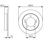 Bremsscheibe 0 986 479 B09 Bremsscheibe 0 986 479 B09