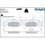 Delphi LP2479 Bremsbelagsatz, Scheibenbremse
