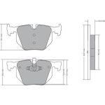 Metzger 1170318 Bremsbelagsatz, Scheibenbremse Metzger 1170318 Bremsbelagsatz, Scheibenbremse