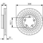 Bremsscheibe 0 986 479 C99 Bremsscheibe 0 986 479 C99