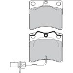 Valeo 598807 Bremsbelagsatz, Scheibenbremse Valeo 598807 Bremsbelagsatz, Scheibenbremse