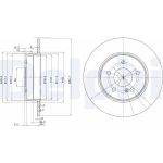 Delphi BG3239 Bremsscheibe