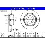 Bremsscheibe 24.0111-0194.1