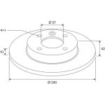 Bremsscheibe 672617