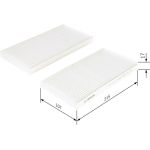 BOSCH 1 987 432 277 Innenraumfilter BOSCH 1 987 432 277 Innenraumfilter