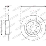 Bremsscheibe DDF2812C Bremsscheibe DDF2812C