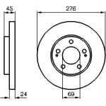 Bremsscheibe 0 986 479 035 Bremsscheibe 0 986 479 035