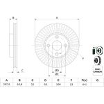 Bremsscheibe 0 986 479 E56 Bremsscheibe 0 986 479 E56