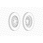 Ferodo DDF2372C Bremsscheibe PREMIER Ferodo DDF2372C Bremsscheibe PREMIER