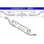 Feder, Bremssattel 11.8116-0133.1 Feder, Bremssattel 11.8116-0133.1