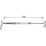 BOSCH 1 987 482 458 Seilzug, Feststellbremse BOSCH 1 987 482 458 Seilzug, Feststellbremse