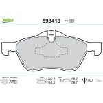 Valeo 598413 Bremsbelagsatz, Scheibenbremse