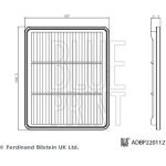 Luftfilter ADBP220112 Luftfilter ADBP220112