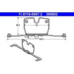 Feder, Bremssattel 11.8116-0007.2 Feder, Bremssattel 11.8116-0007.2