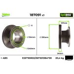 Bremsscheibe 187091