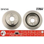 Bremsscheibe DF4745