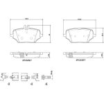 Bremsbelagsatz, Scheibenbremse P 50 162 Bremsbelagsatz, Scheibenbremse P 50 162