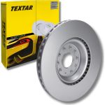 TEXTAR PRO+ 92229805 Bremsscheibe 340mm + Bremsbeläge 2473803 mit integriertem Verschleißwarnkontakt TEXTAR PRO+ 92229805 Bremsscheibe 340mm + Bremsbeläge 2473803 mit integriertem Verschleißwarnkontakt