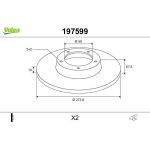 Bremsscheibe 197599 Bremsscheibe 197599