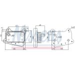 Nissens 90581 Ölkühler, Motoröl