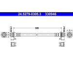 ATE 24.5279-0305.3 Bremsschlauch ATE 24.5279-0305.3 Bremsschlauch