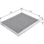 BOSCH 1 987 432 537 Innenraumfilter BOSCH 1 987 432 537 Innenraumfilter