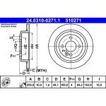 Bremsscheibe 24.0310-0271.1
