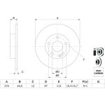 Bremsscheibe 0 986 479 185 Bremsscheibe 0 986 479 185