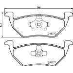 Bremsbelagsatz, Scheibenbremse 8DB 355 014-951 Bremsbelagsatz, Scheibenbremse 8DB 355 014-951