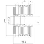 Generatorfreilauf 588430 Generatorfreilauf 588430